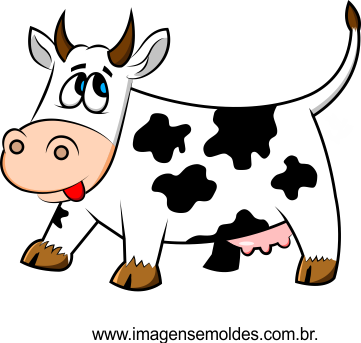Cow On Grass Clipart (361x343), Png Download