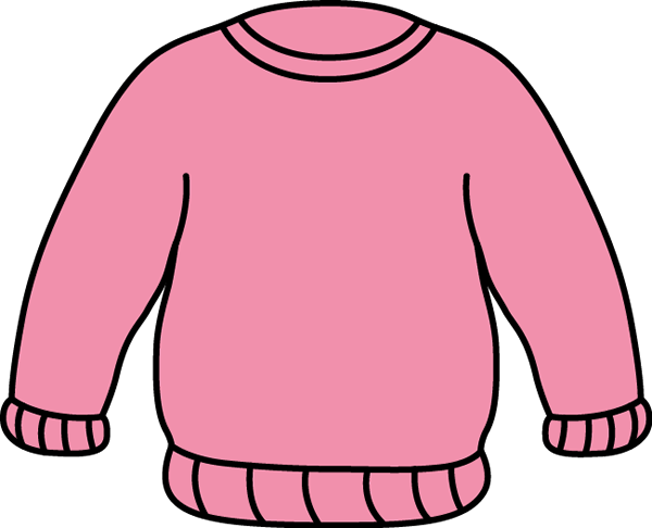 Cardigan Clipart Clipart Panda Free Clipart Images - Sweater Clipart Black And White (600x486), Png Download