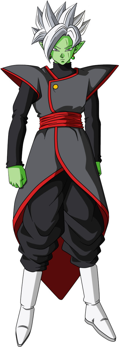 Fusion Zamasu - Black Zamasu (400x800), Png Download