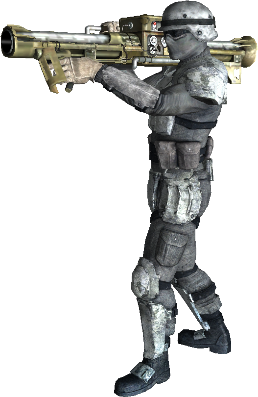 Fo3oa American Launcher - Fallout 3 Anchorage Power Armor Soldier (623x862), Png Download