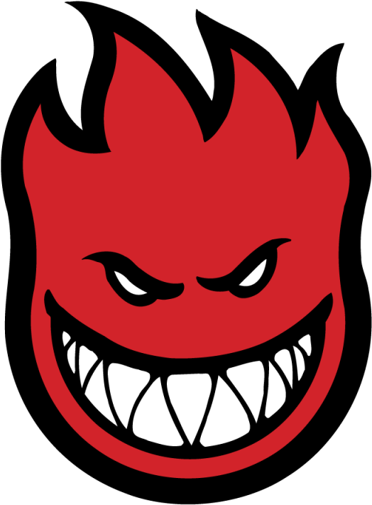 Deviantart Logo Skate Free Transparent Png - Spitfire Logo (641x763), Png Download