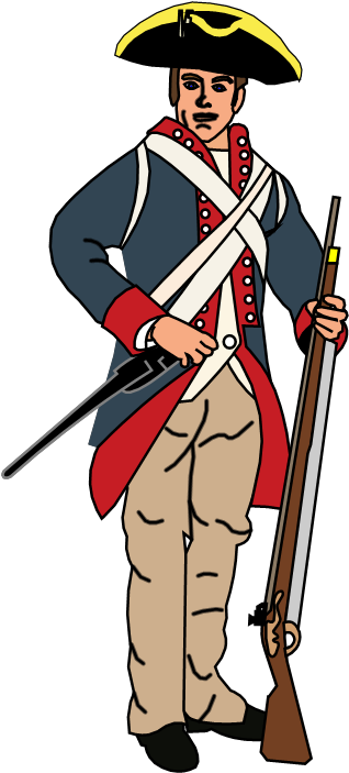 American Soldier - American War Of Independence Ppt (384x768), Png Download