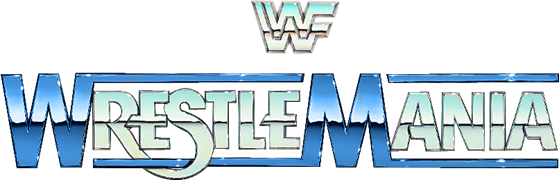 Mostly Just Different Colored Logos, Though The Red/white/blue - Wrestlemania (1010x259), Png Download