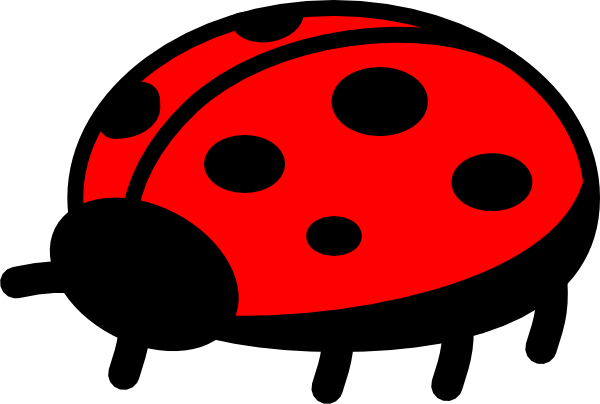 Free Vector Peterm Ladybug Clip Art - Ladybug Clip Art (600x404), Png Download