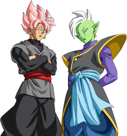 Photo - Goku Black Y Zamasu Png (530x460), Png Download