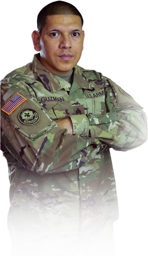 Sfc Joe Guzman - Soldier (549x926), Png Download
