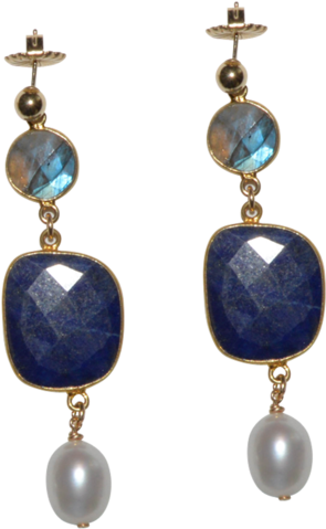 Lapiz Drops Earrings - Earring (530x530), Png Download