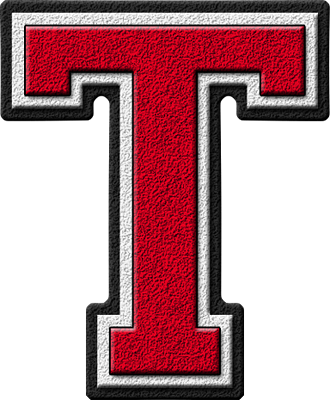 Presentation Alphabets Cardinal Varsity Letter T - Gold Varsity Letter T (330x400), Png Download