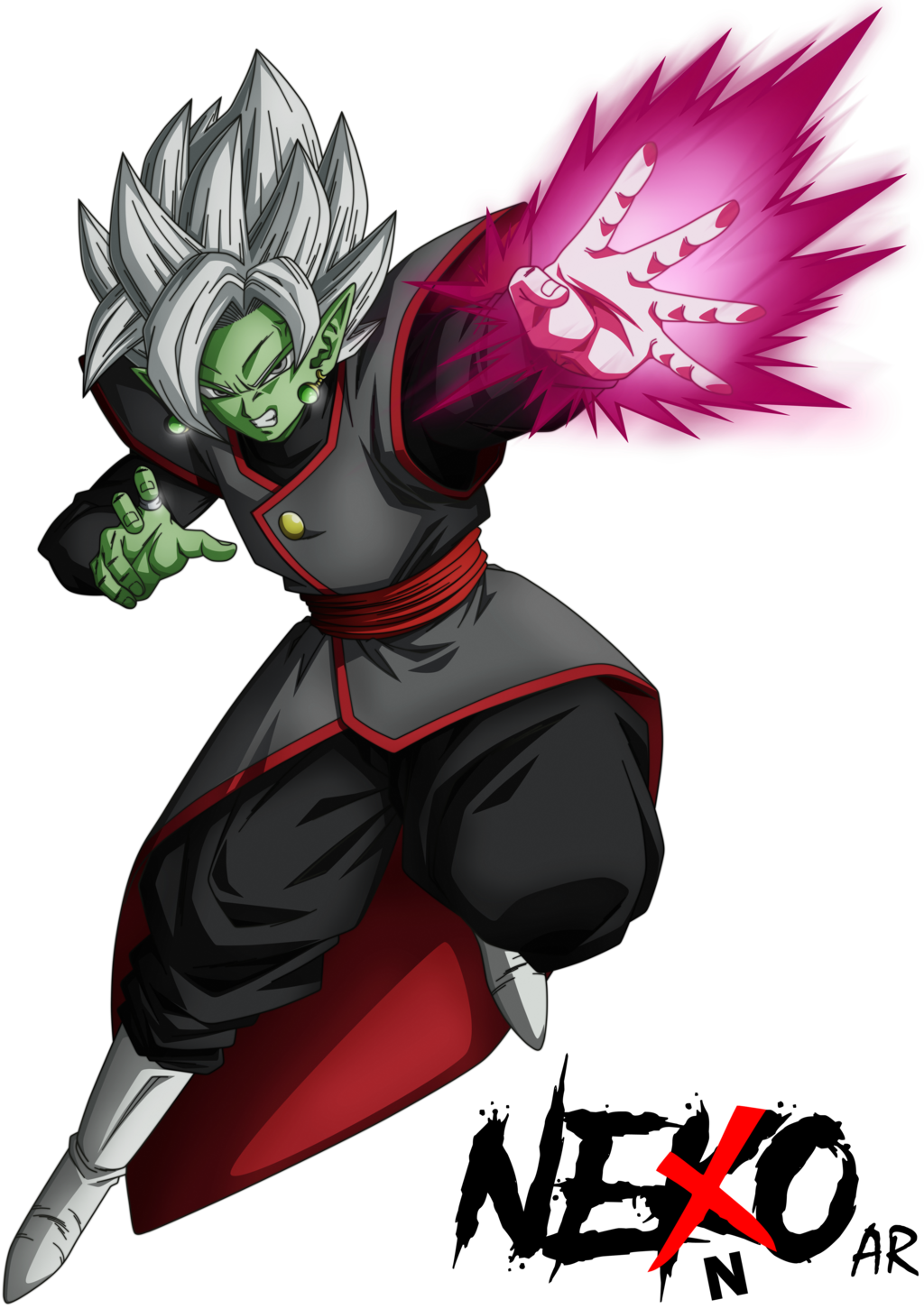 Fusion Zamasu By Nekoar - Nekoar Zamasu (1024x1451), Png Download