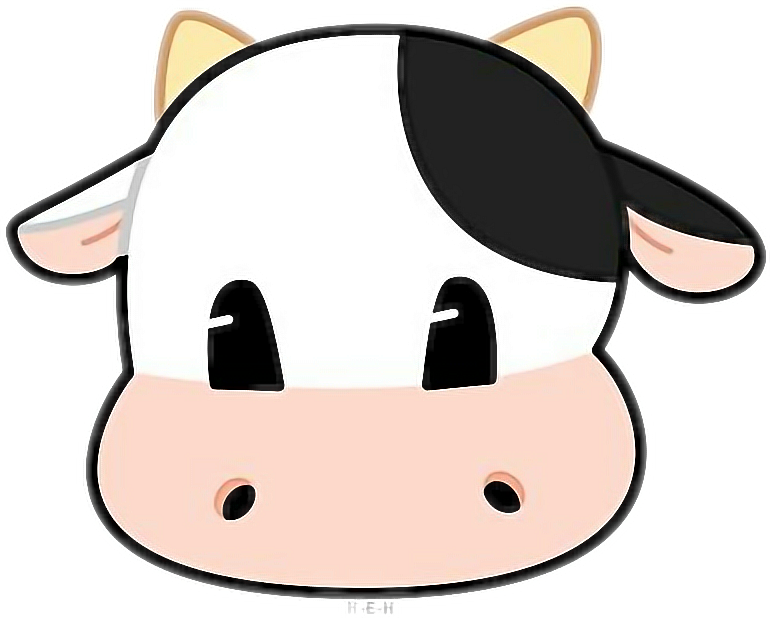 Harvest Moon Cow (770x618), Png Download