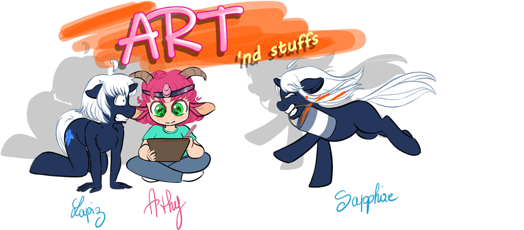 Art 'nd Stuffs, Lapiz After 5 Years Even His Color - Cartoon (1110x530), Png Download