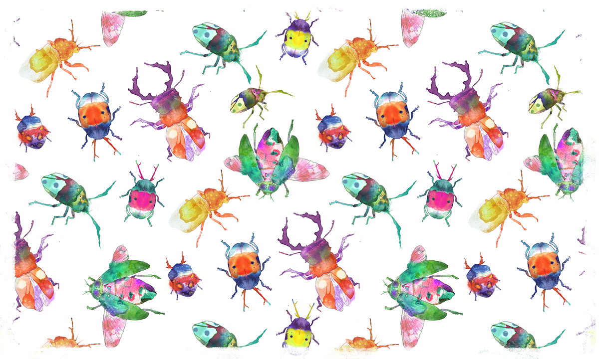 Bugs - Flamingo - Beetle (1200x720), Png Download
