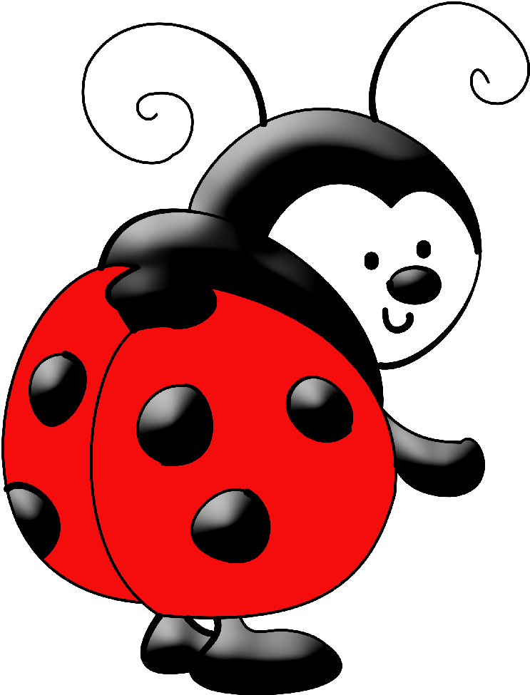Imagen Para Tarjetas - Clipart Ladybug (800x1019), Png Download