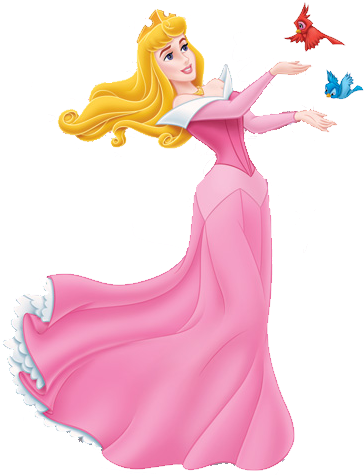Aurora With Birds By Maleficent84-d3h01ga - Princesa Aurora Png (464x518), Png Download