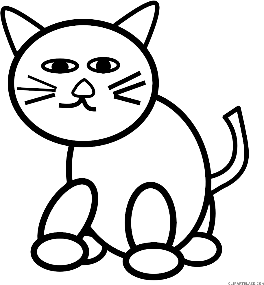 Cat In The Hat Black And White Clipart - Color By Number Addition 1 10 (999x999), Png Download