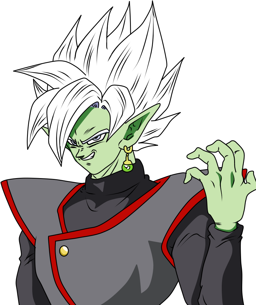 Zamasu Fusion - Goku Black (900x1200), Png Download