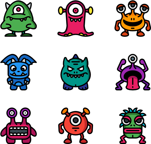 Monsters - Monsters Icons (600x564), Png Download