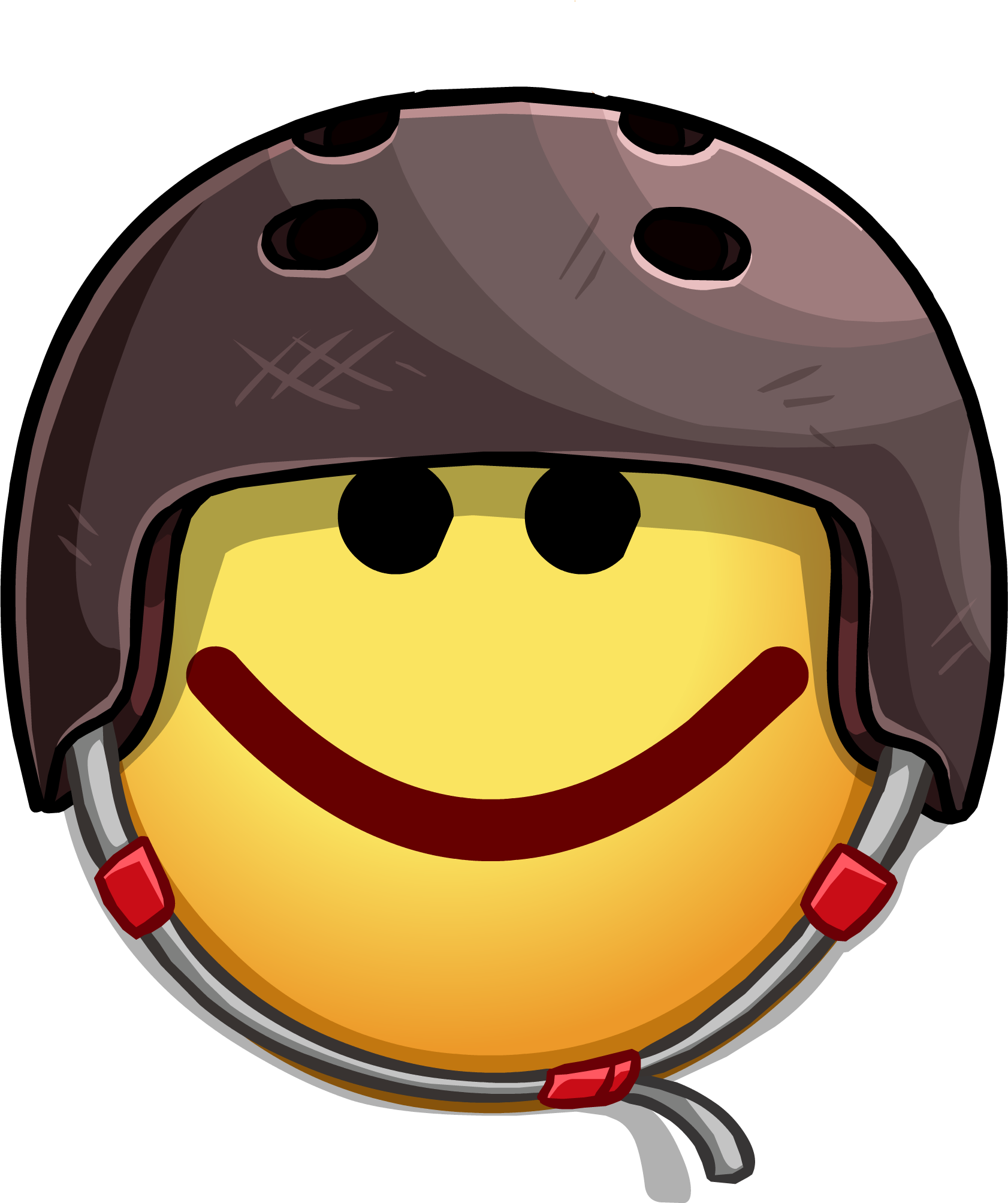 Skate 2014 Emoticons Helmet - Hockey Emojis (1682x2006), Png Download