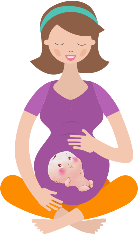 Signs Of Pregnancy At Banner Black And White - Pregnancy (522x522), Png Download