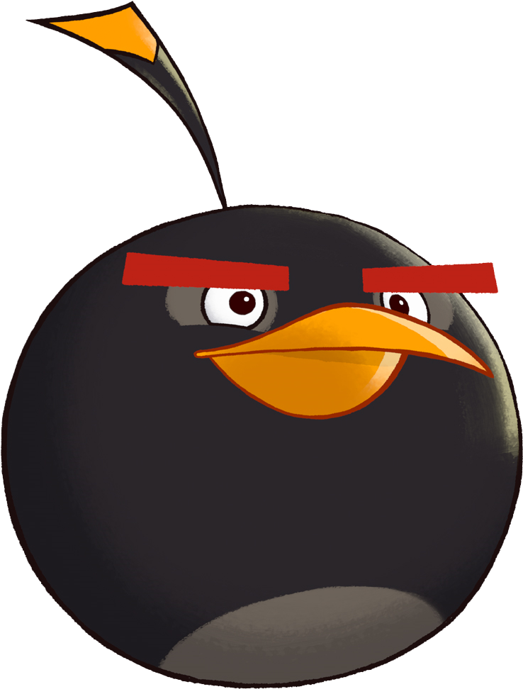 Angry Bird Bomb Png (818x1044), Png Download