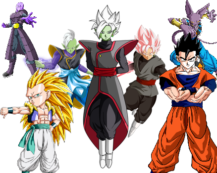 Only 5 People I Need Now - Goku Black (438x350), Png Download