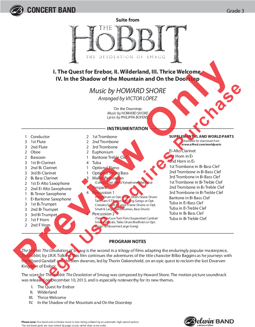 The Hobbit - Fire's Edge Sheet Music (864x1152), Png Download