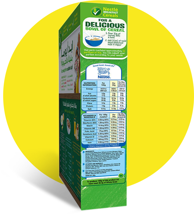 Nestlé® Nesquik® Duo Breakfast Cereal - Packaging And Labeling (900x900), Png Download