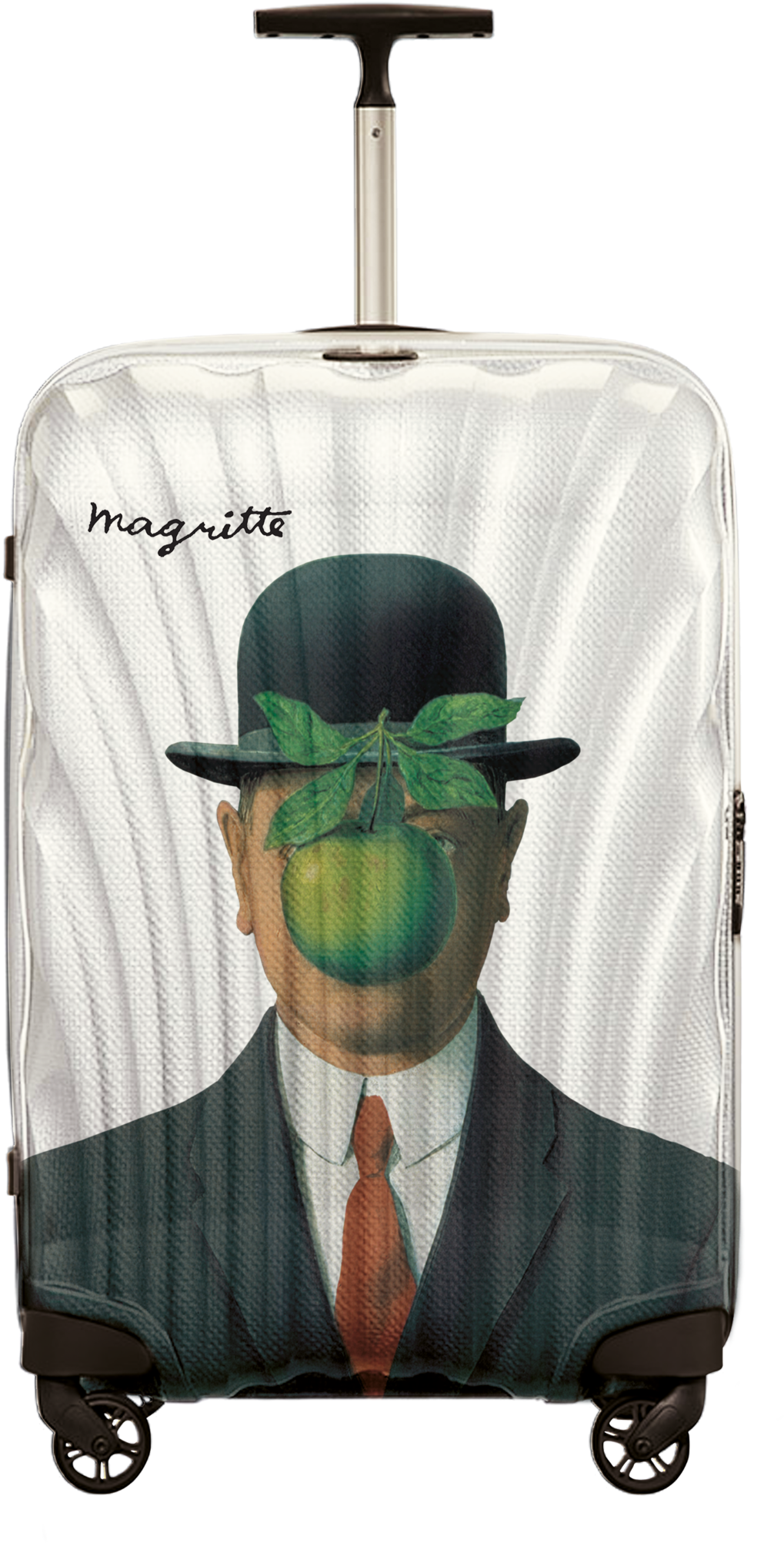 Samsonite X Magritte Suitcase - Rene Magritte (1156x2048), Png Download