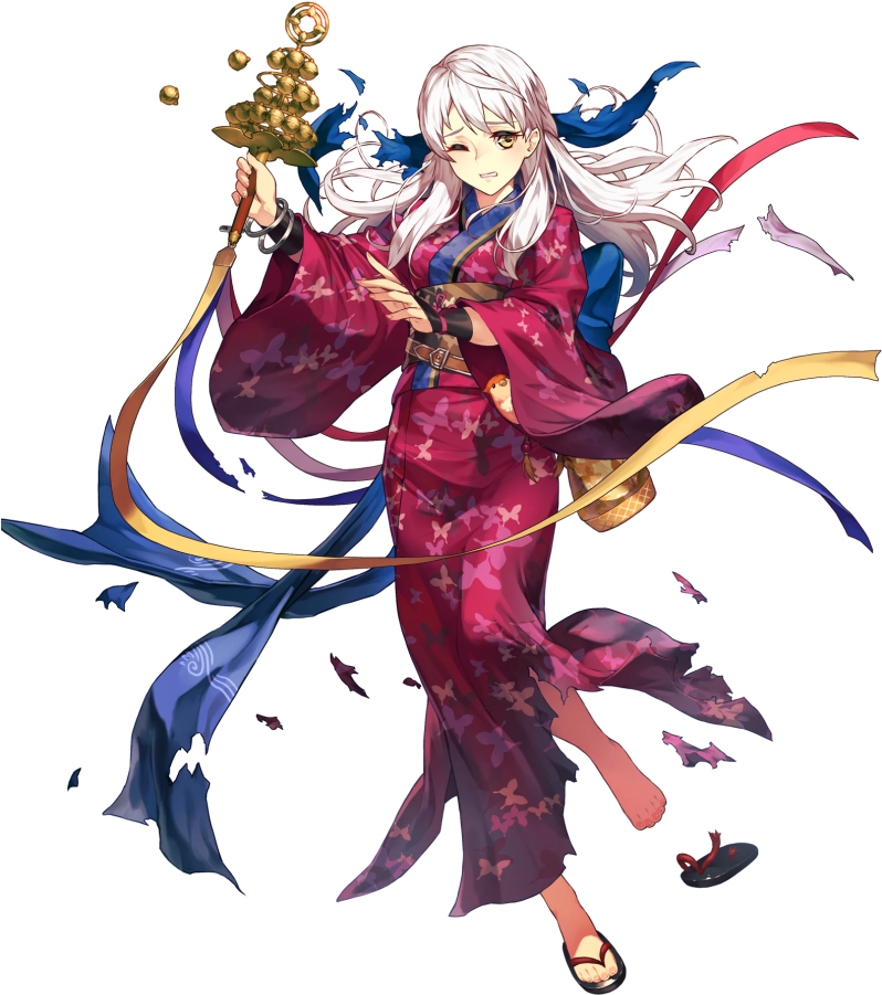 1girl Animal Bangs Bird Fire Emblem Fire Emblem - Fire Emblem Heroes Micaiah Summer (850x969), Png Download