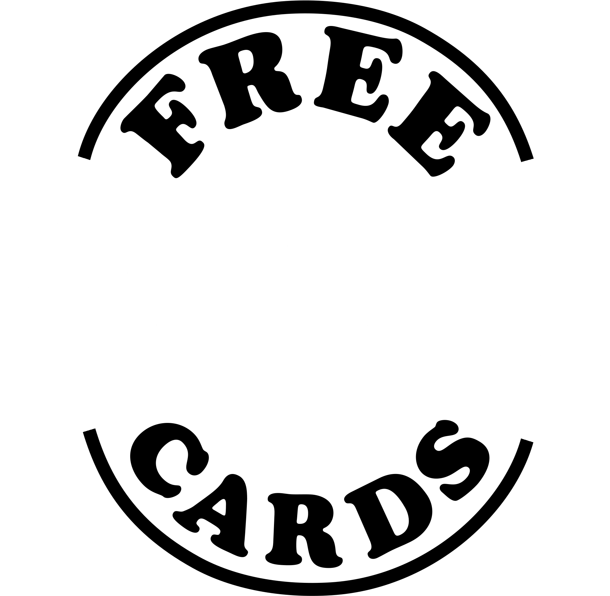 Boomerang 04 Logo Black And White - Boomerang Cards Logo (2400x2400), Png Download