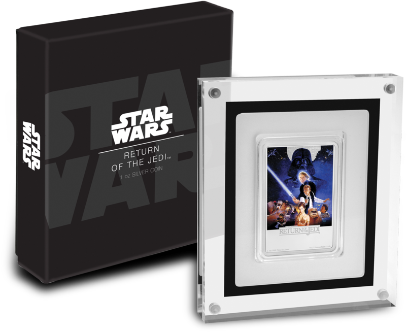 The Star Wars Return Of The Jedi 1oz Silver Poster - Lego Star Wars (1024x683), Png Download