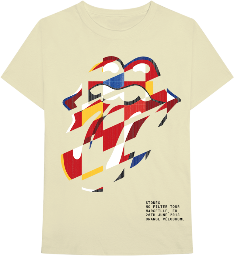 Double Tap To Zoom - Rolling Stones Marseille 2018 (1024x1024), Png Download