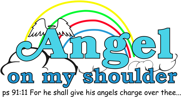 Angel On My Shoulder Backpack Could Save Lives Please - Graphic Design (640x640), Png Download