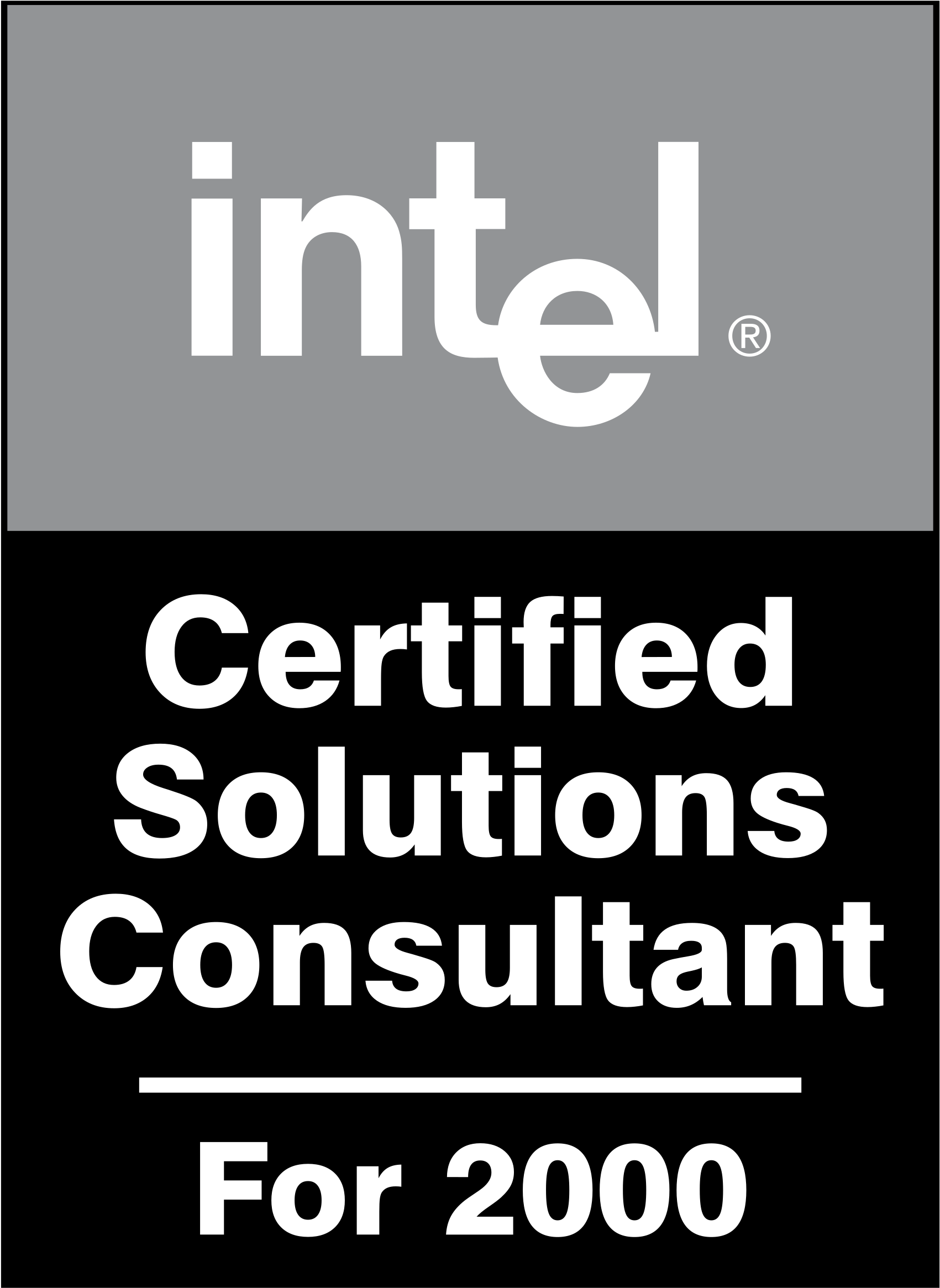 Intel Certified Solutions Consultant Logo Png Transparent - Intel Leap Ahead Logo (2400x2400), Png Download