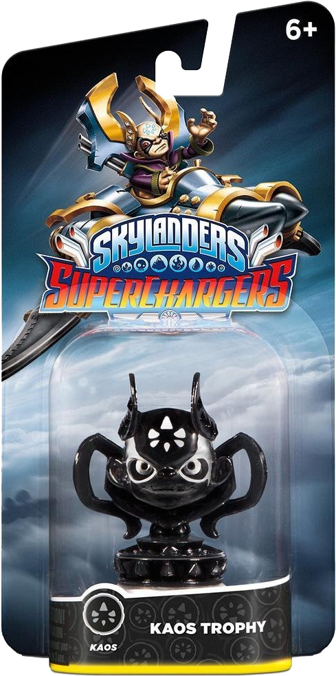 Skylanders Superchargers Kaos Trophy (530x1011), Png Download