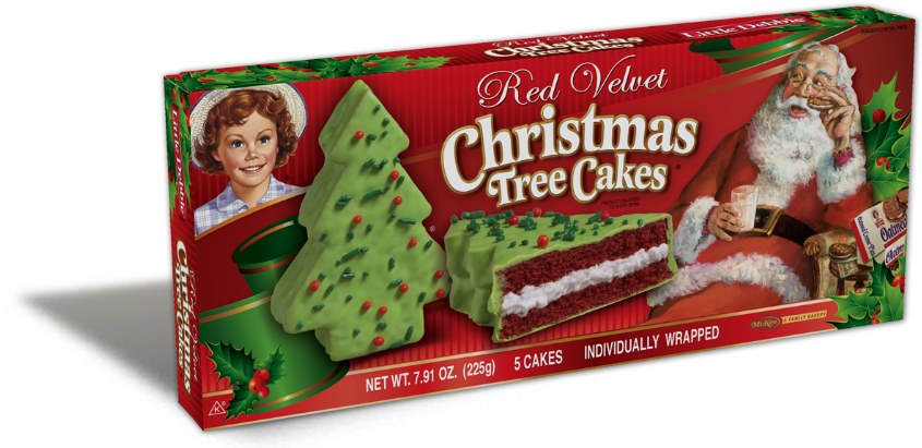 Image - Http - //www - Littledebbie - Horizontal Redvelvet-afvv9s - Christmas Tree Little Debbie (858x429), Png Download