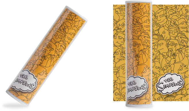 Tribe Power Bank The Simpsons Logo - Simpsons Logo Power Bank - Tribe - Phone Accessories (900x500), Png Download