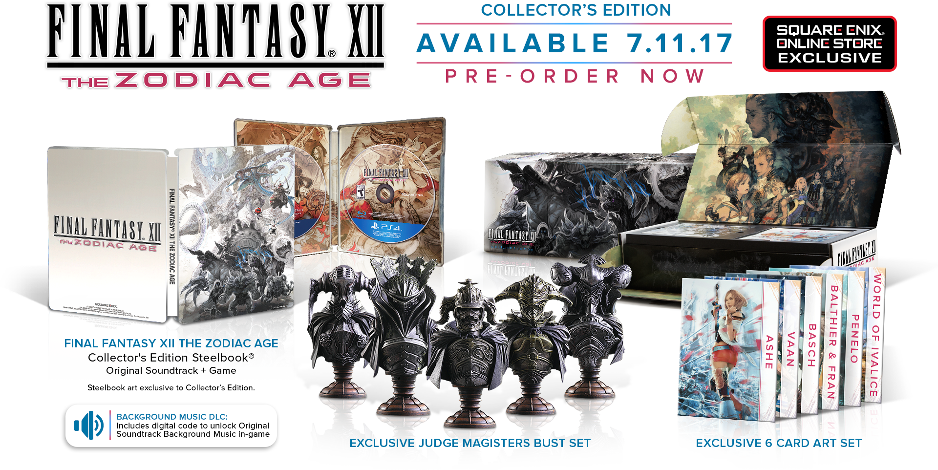 Final Fantasy Xii The Zodiac Age Collector's Edition (1920x962), Png Download