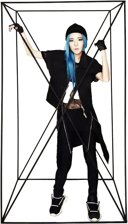 2ne1 Dara Crush - Sandara Park 2ne1 (500x807), Png Download