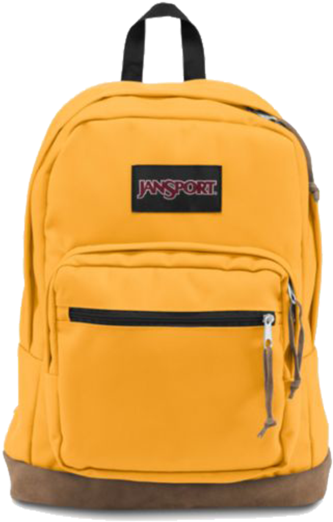 Jansport Right Pack Backpack English Mustard - Jansport Right Pack Backpacks - English Mustard (600x600), Png Download