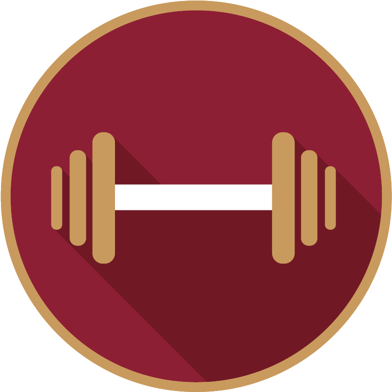 24-hour Fitness Center - Circle (1320x1301), Png Download