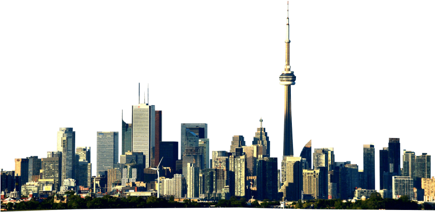 Free Png City Skyline Png Images Transparent - City Skyline Png (850x537), Png Download
