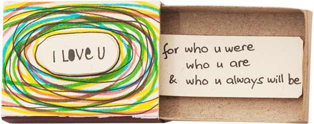 "i Love You For Who Were" Matchbox Card - Gift (1024x786), Png Download