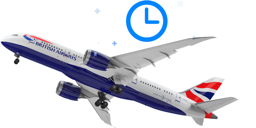 British Airways Flight Delay Compensation - Airbus A320 Family (962x462), Png Download