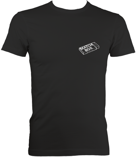Image Of Plain Black Matchbox Fitted T-shirt - Shirt (600x600), Png Download