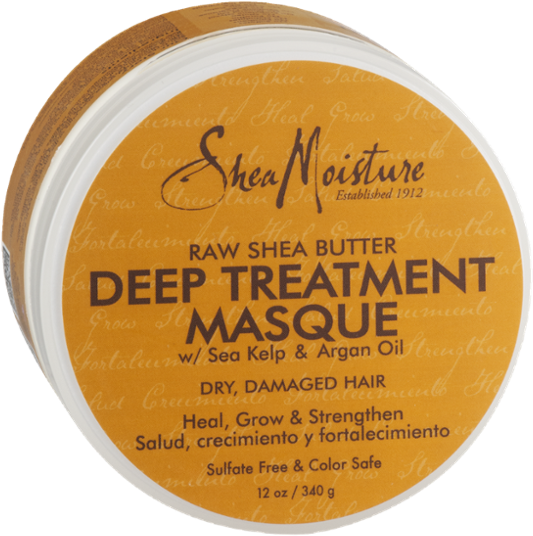 Shea Moisture Raw Shea Butter Masque Deep Treatment (600x600), Png Download