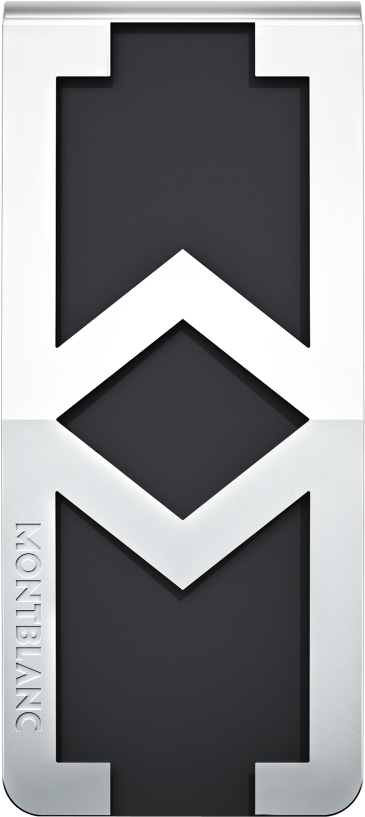 Montblanc Signature Stainless Steel Money Clip With (1600x1600), Png Download