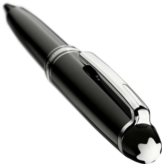 From Our Montblanc Collection - Montblanc - Meisterstück Classique Resin And Platinum-plated (750x750), Png Download