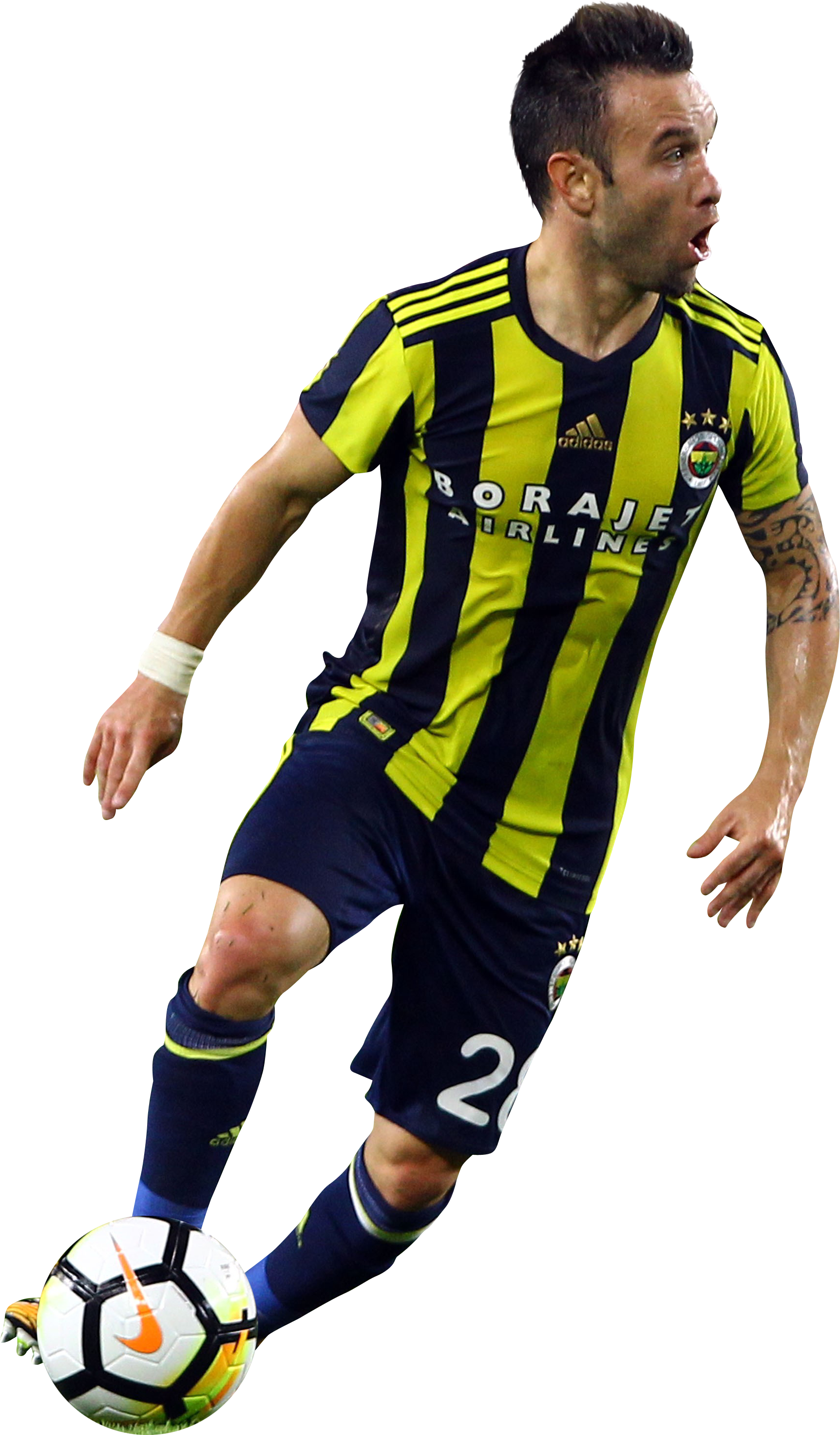 Mathieu Valbuena Render - Valbuena Fenerbahçe Png (1724x2945), Png Download