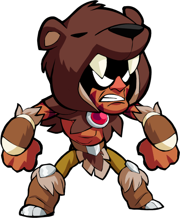 Mogar - Brawlhalla Mogar Gnash (600x727), Png Download